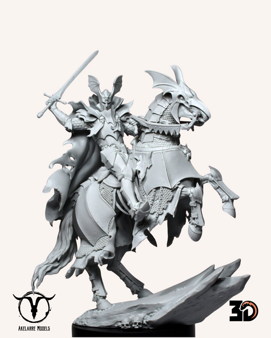 Mounted Dracul, Lord of the Undead 80mm